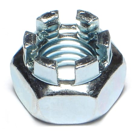 Midwest Fastener 14mm-2.0 Zinc Plated Class 8 Steel Coarse Thread Castle Nuts 6PK 76225